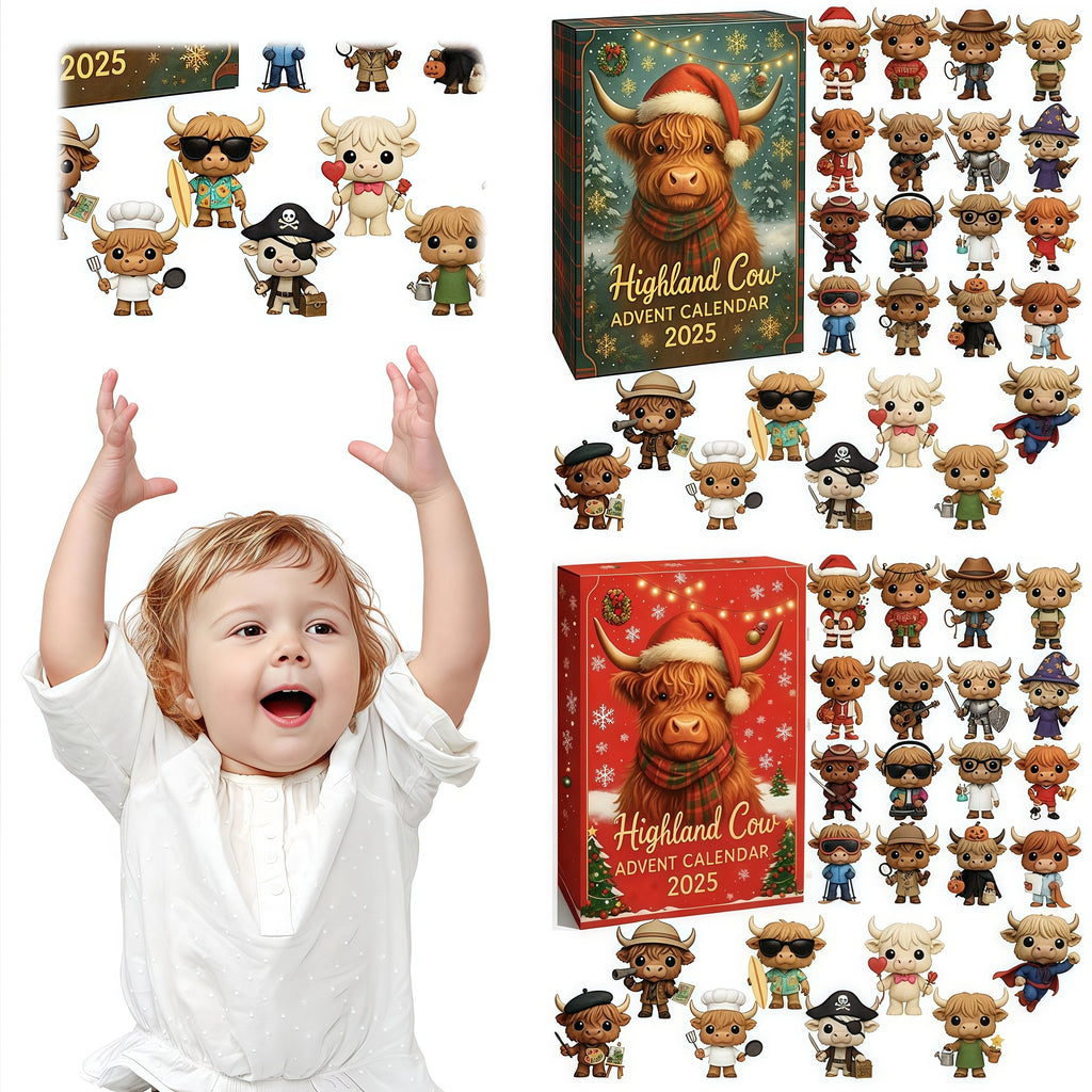 Highland Cow Christmas Countdown Calendar™
