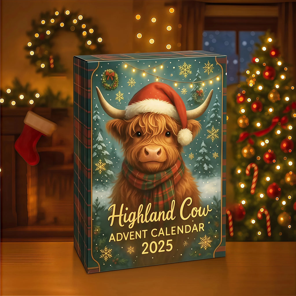 Highland Cow Christmas Countdown Calendar™