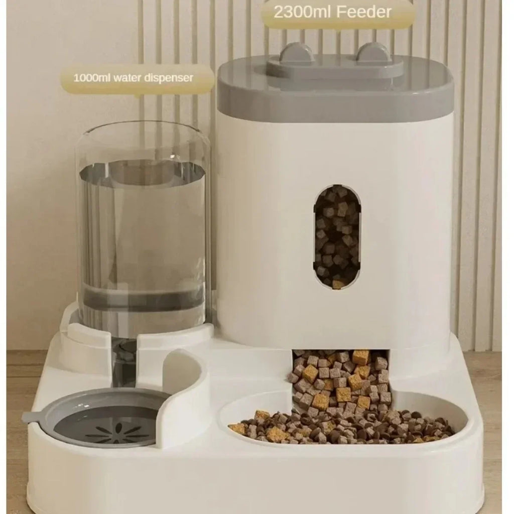 Pet Feeder & Water Fountain Combo™